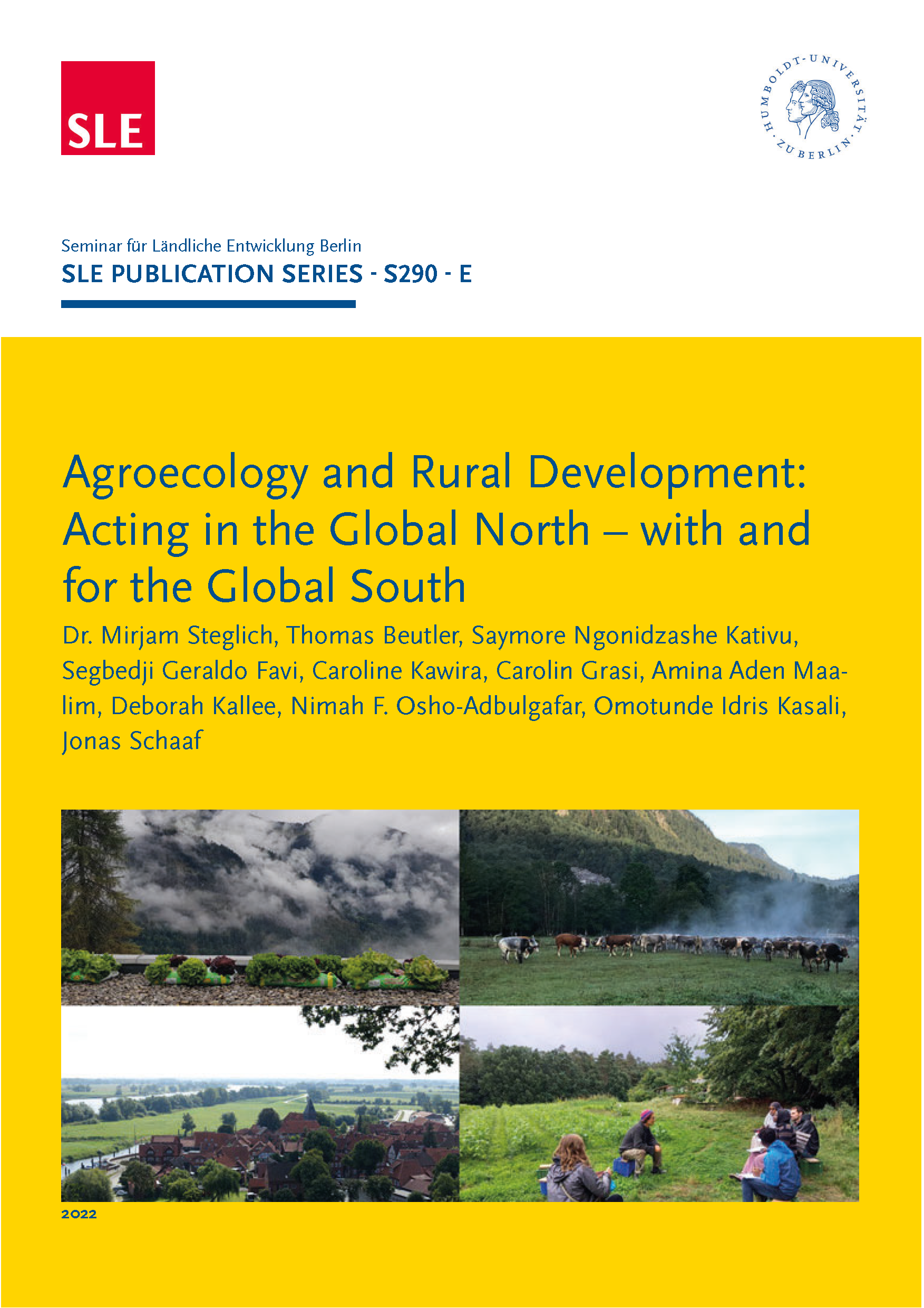 Cover SLE290E Agroecology and Rural Development