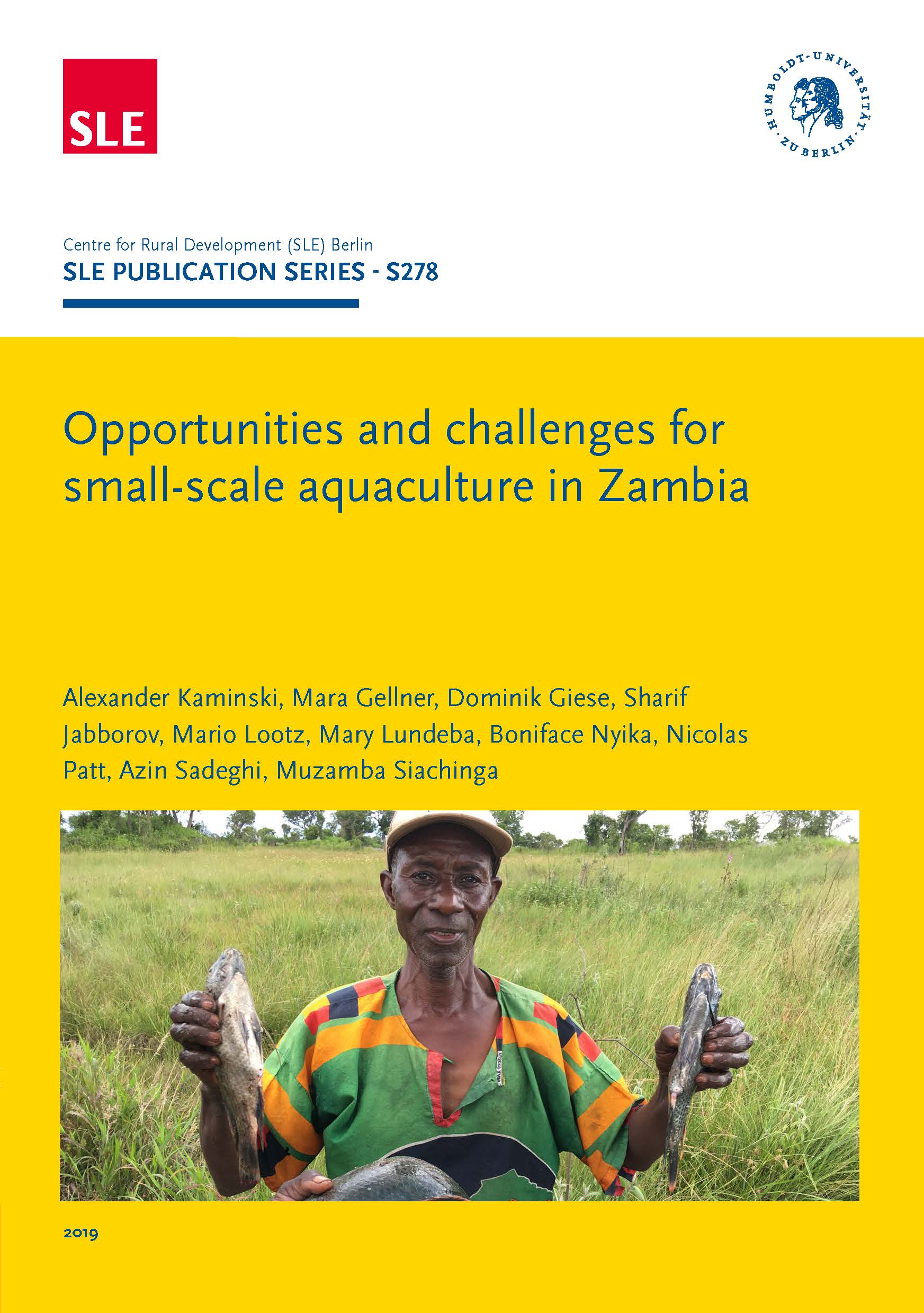 SLE 278 Opportunities and challenges for small scale aquaculture in Zambia Seite 001