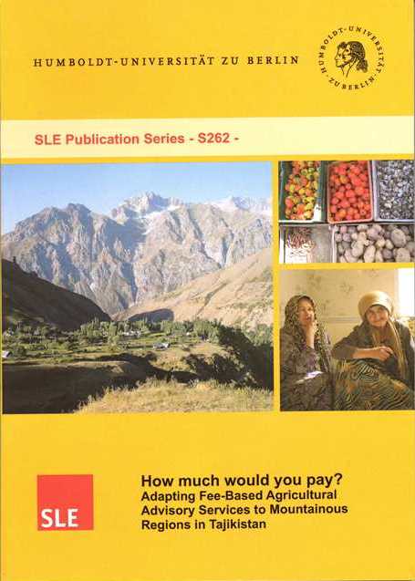 SLE Studie 2014 Cover Tadschikistan
