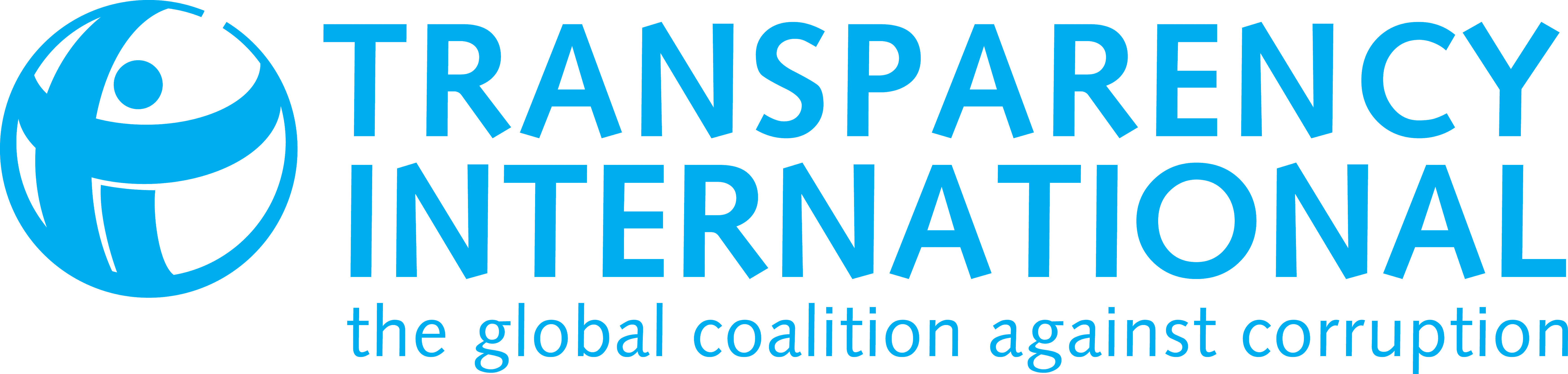 Transparency International logo blue