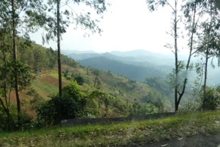 Hügellandschaft Rwanda